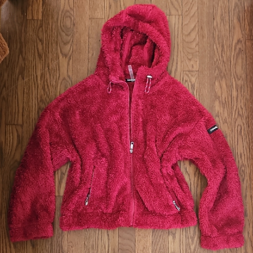 Calvin Klein Pink Fleece Hoodie